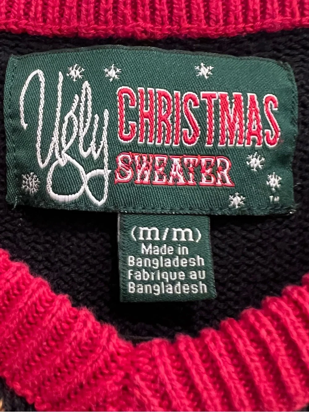 Ugly Christmas Sweater vintage santa